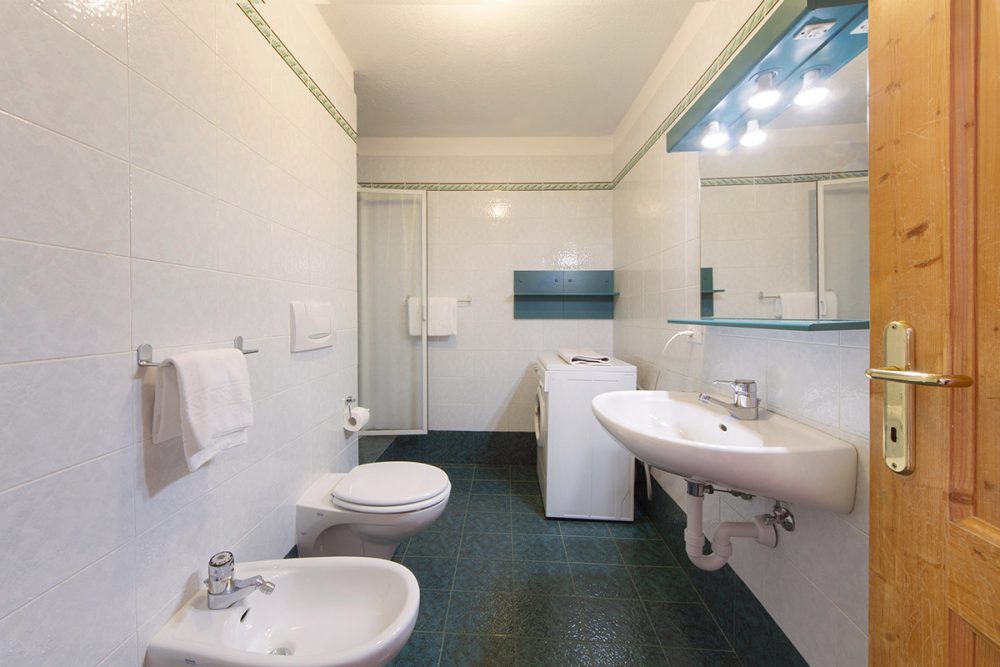 appartamenti vacanze ad Andalo Giglio bagno principale