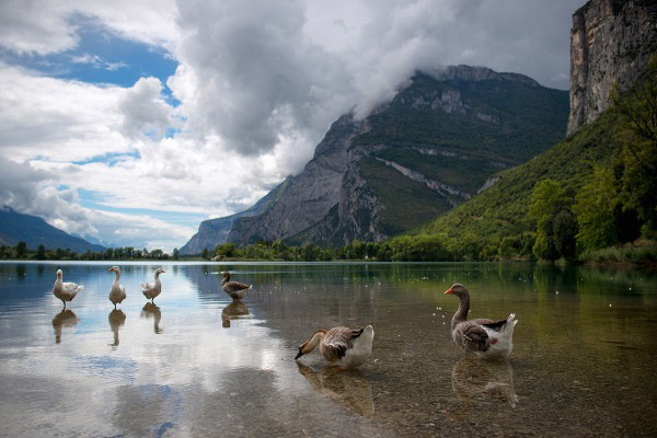 Il Lagi di Toblino, col suo castello a pelo d'acqua, è tra i laghi del trentino da visitare assolutamente!